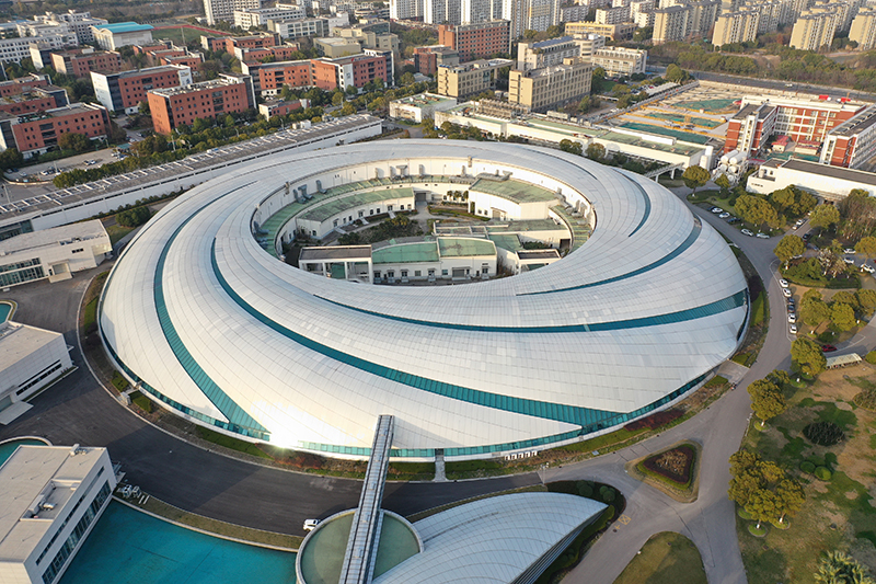 2019年3月12日，航拍上海光源項目。